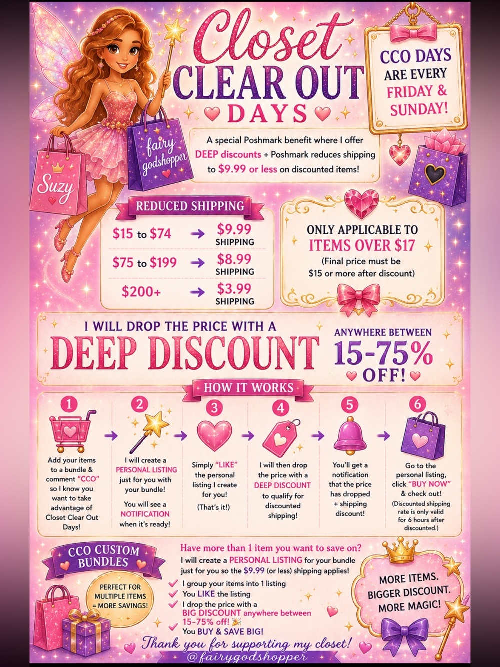 Iโll drop the price for Closet clear out